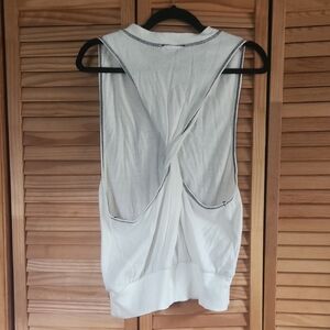 Never Worn FP Movement White Sleeveless Twist-Back Top